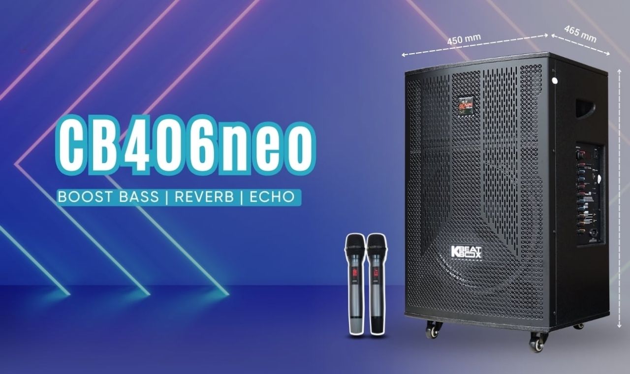 Loa Karaoke bluetooth di động Acnos CB406Neo ch&iacute;nh h&atilde;ng gi&aacute; rẻ nhất 