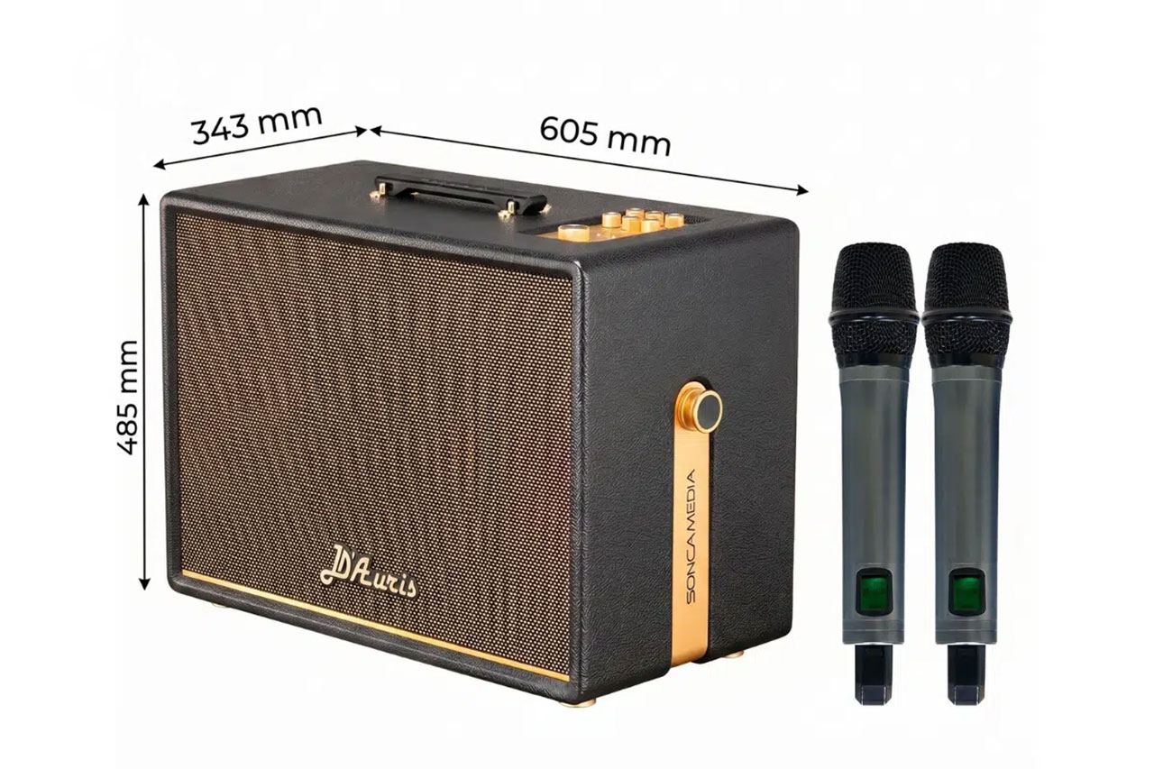 Loa k&eacute;o Karaoke Bluetooth di động Acnos D&rsquo;Auris 500 ch&iacute;nh h&atilde;ng gi&aacute; rẻ nhất