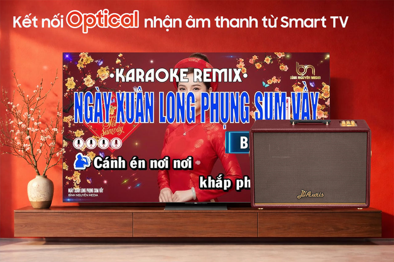 Loa k&eacute;o Karaoke Bluetooth di động Acnos D&rsquo;Auris 500 ch&iacute;nh h&atilde;ng gi&aacute; rẻ nhất