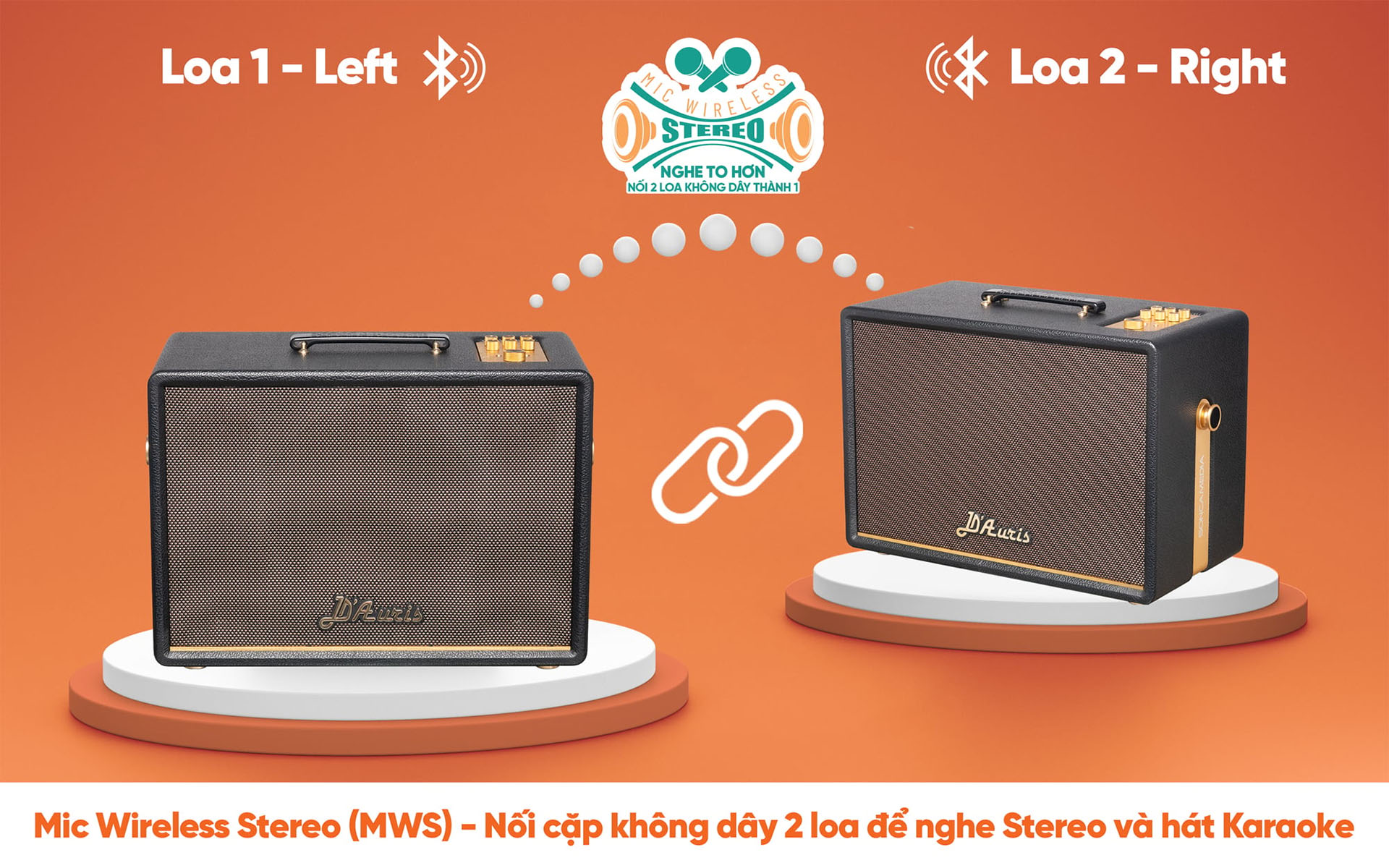 Loa k&eacute;o Karaoke Bluetooth di động Acnos D'Auris 300 ch&iacute;nh h&atilde;ng mới nhất gi&aacute; rẻ nhất