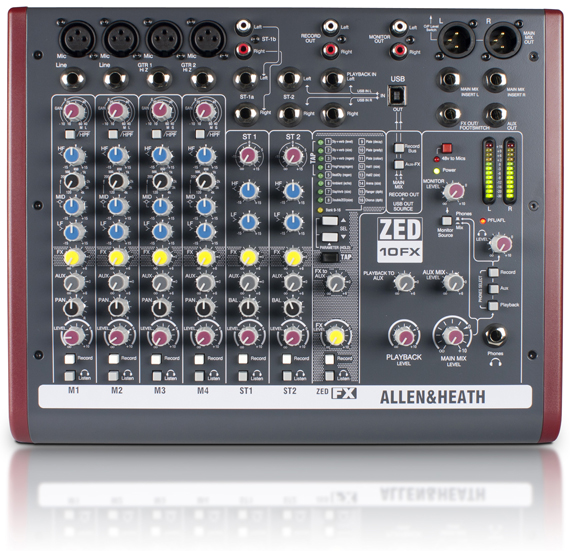 MIXER ALLEN & HEATH ZED 10FX