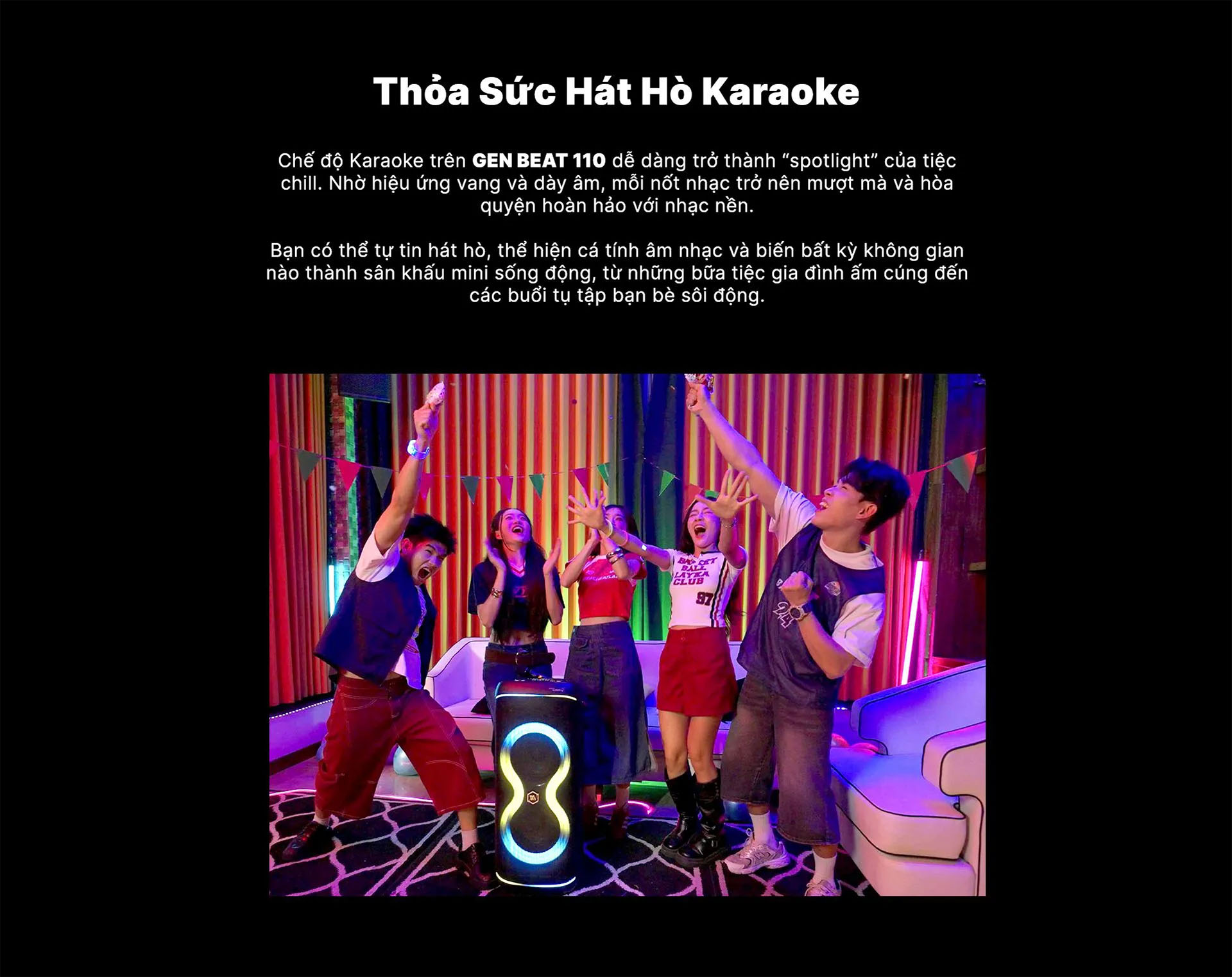 Loa k&eacute;o Karaoke Bluetooth di động Alpha Works GenBeat 110 ch&iacute;nh h&atilde;ng mới nhất gi&aacute; rẻ nhất