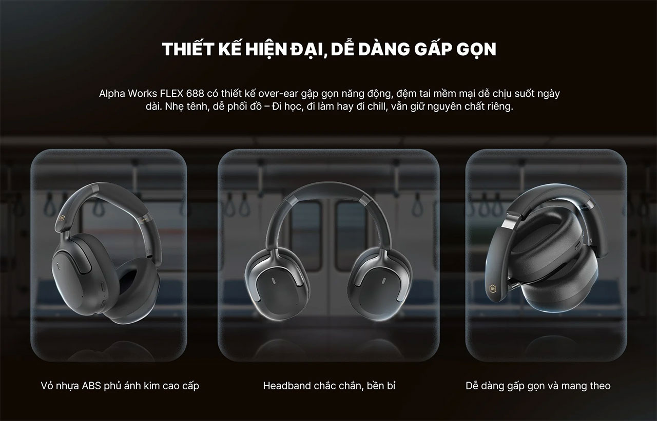 Tai nghe Bluetooth Alpha Works FLEX 688 ch&iacute;nh h&atilde;ng gi&aacute; rẻ nhất