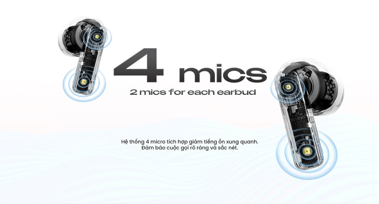 Tai nghe True Wireless Alpha Works CURVE 100 ch&iacute;nh h&atilde;ng gi&aacute; rẻ nhất