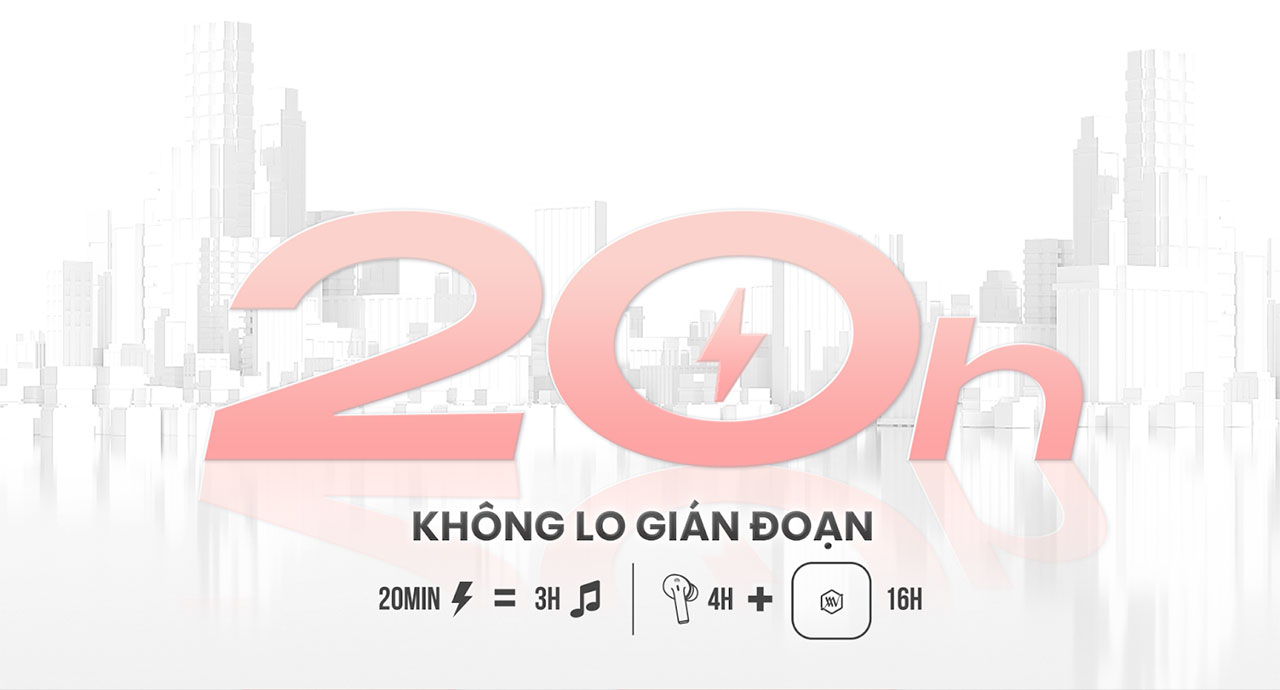 Tai nghe True Wireless Alpha Works Curve 200 ch&iacute;nh h&atilde;ng gi&aacute; rẻ nhất