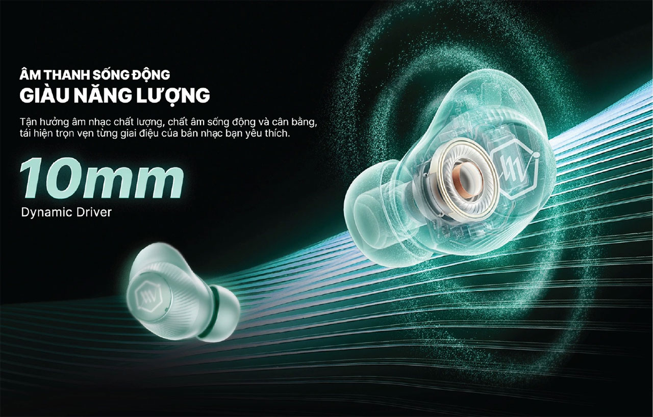 Tai nghe True Wireless Alpha Works Curve 320 ch&iacute;nh h&atilde;ng gi&aacute; rẻ nhất