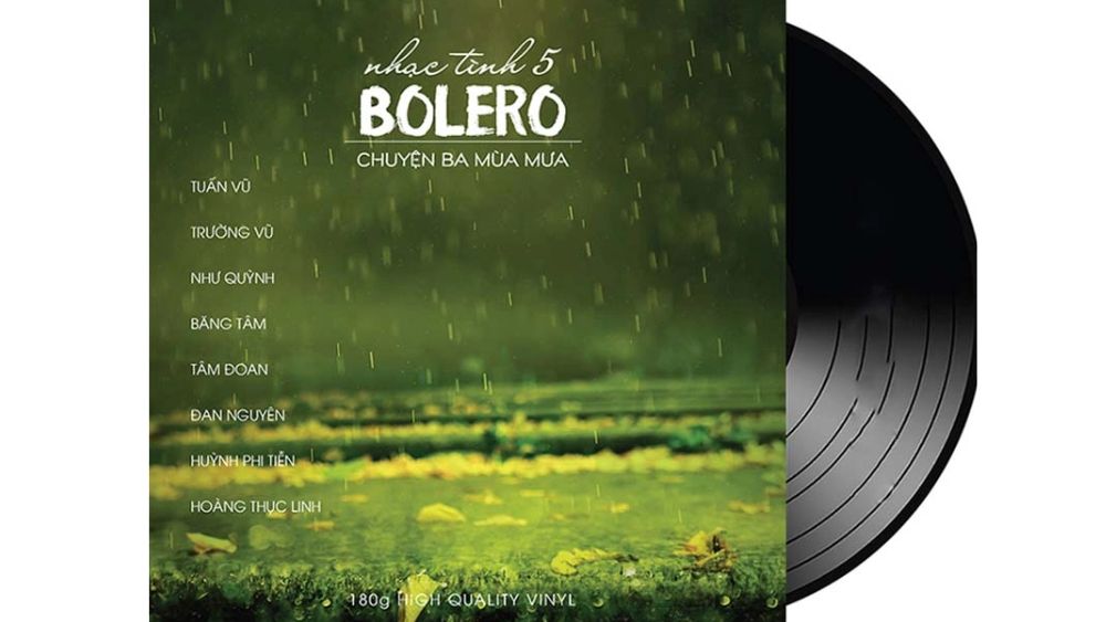 Đĩa than nhạc tình Bolero 5 - chuyện ba mùa mưa