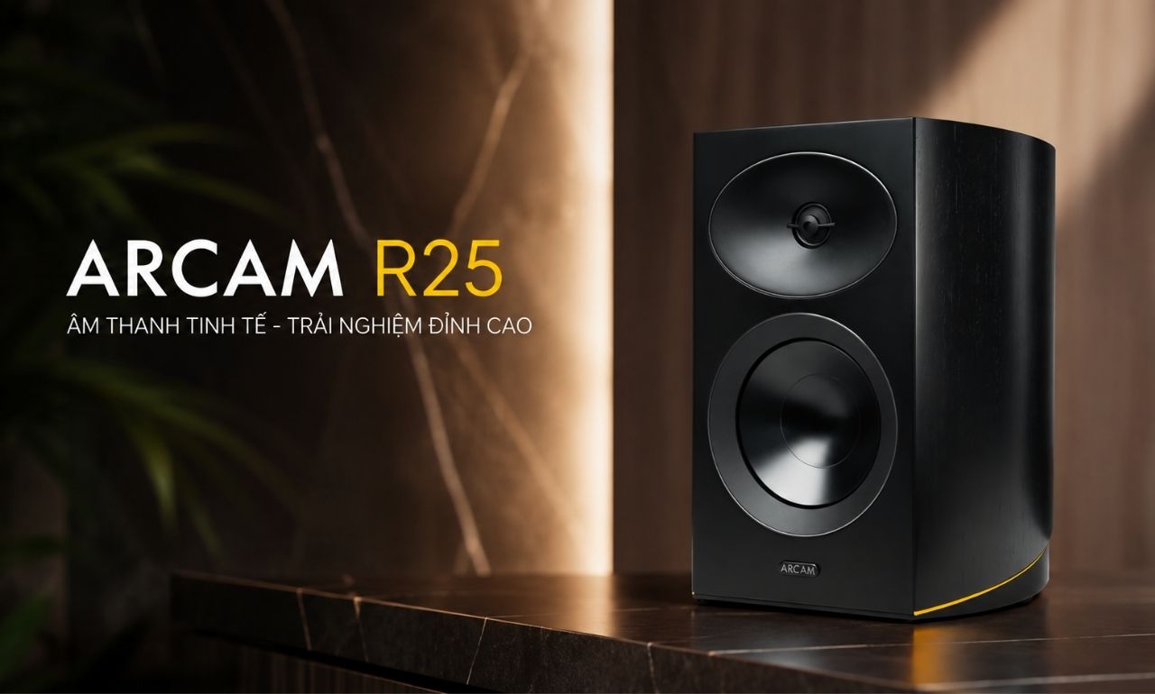 Loa bookshelf Arcam R25 ch&iacute;nh h&atilde;ng gi&aacute; rẻ