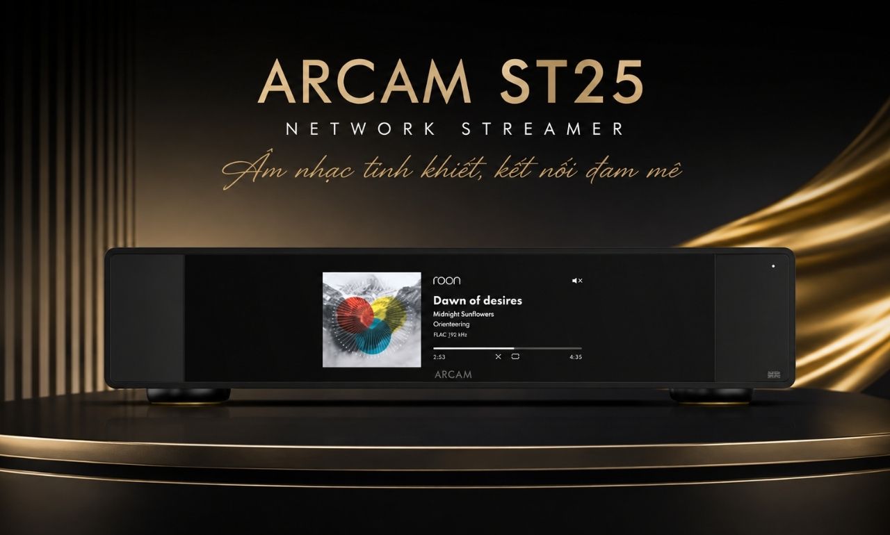Network streamer Arcam ST25 ch&iacute;nh h&atilde;ng gi&aacute; rẻ