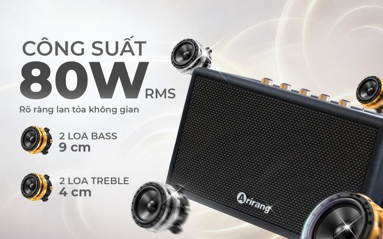 Loa di động Arirang A80 ch&iacute;nh h&atilde;ng gi&aacute; tốt