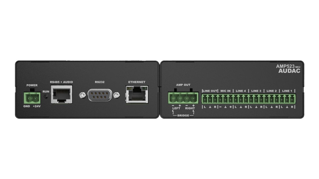 Amply c&ocirc;ng suất Audac AMP523 ch&iacute;nh h&atilde;ng gi&aacute; rẻ