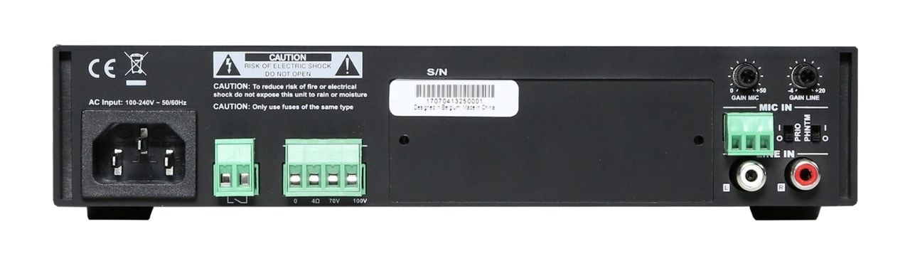 Amply c&ocirc;ng suất Audac COM108 ch&iacute;nh h&atilde;ng gi&aacute; rẻ