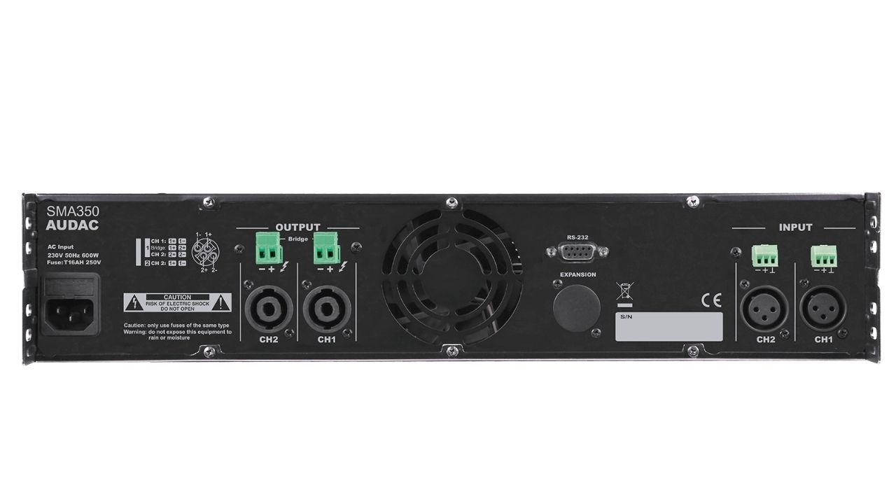 Amply c&ocirc;ng suất Audac SMA350 ch&iacute;nh h&atilde;ng gi&aacute; rẻ