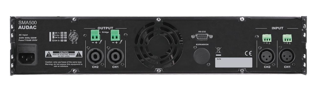 Amply c&ocirc;ng suất Audac SMA500 ch&iacute;nh h&atilde;ng gi&aacute; rẻ