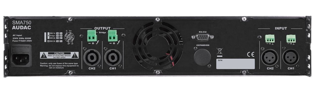 Amply c&ocirc;ng suất Audac SMA750 ch&iacute;nh h&atilde;ng gi&aacute; rẻ