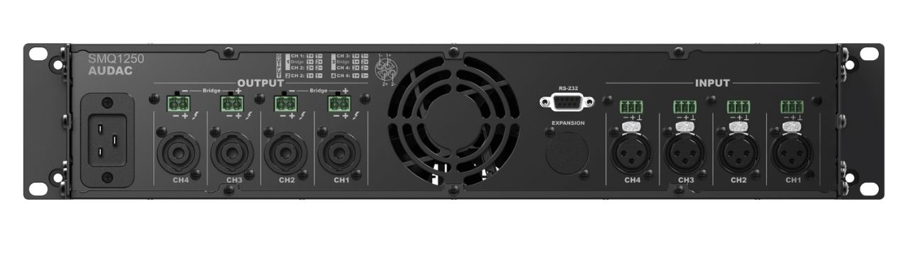 Amply c&ocirc;ng suất Audac SMQ1250 ch&iacute;nh h&atilde;ng gi&aacute; rẻ