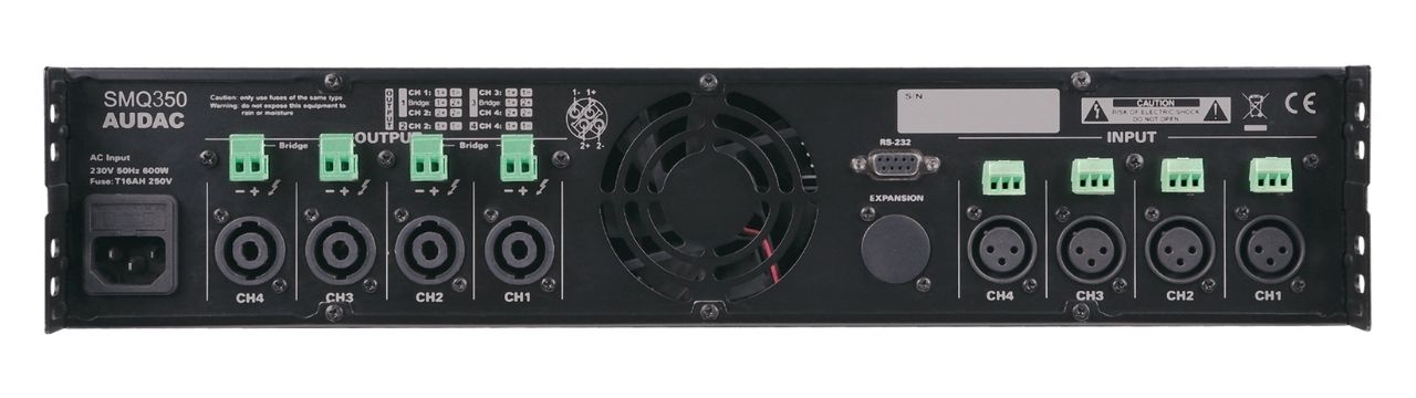 Amply c&ocirc;ng suất Audac SMQ350 ch&iacute;nh h&atilde;ng gi&aacute; rẻ