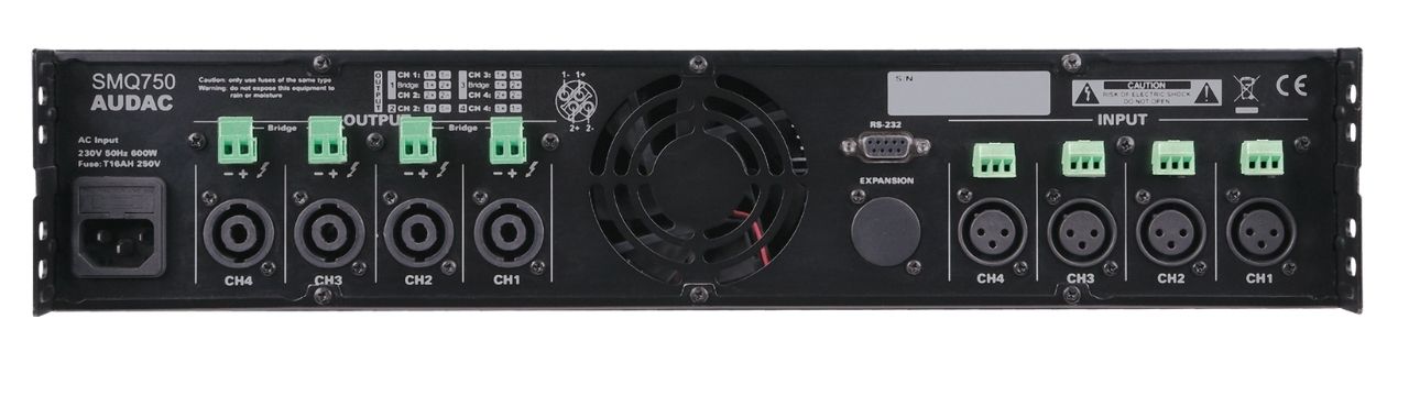 Amply c&ocirc;ng suất Audac SMQ750 ch&iacute;nh h&atilde;ng gi&aacute; rẻ 