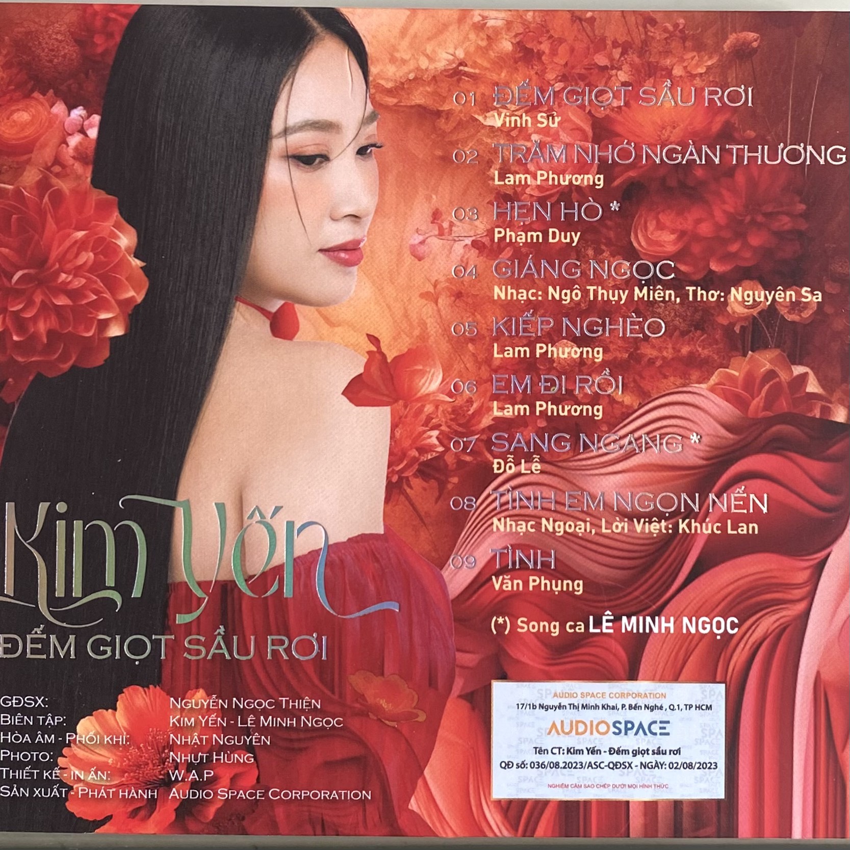 ĐĨA CD KIM YẾN - ĐẾM GIỌT SẦU RƠI - VOL 2