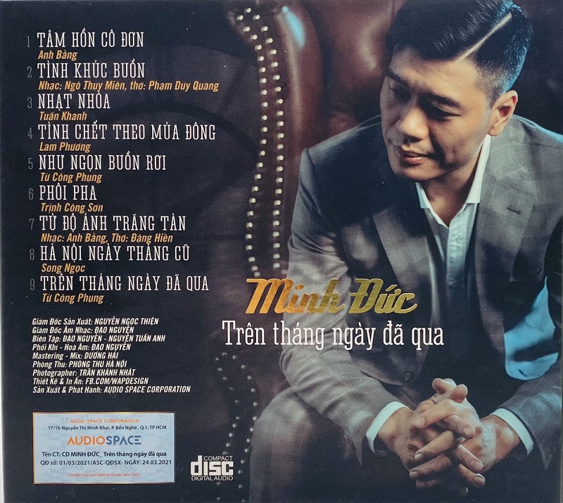 ĐĨA CD MINH ĐỨC - TRÊN THÁNG NGÀY ĐÃ QUA