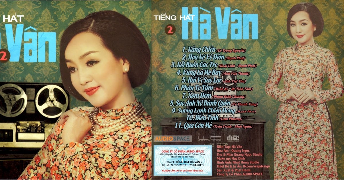 ĐĨA CD TIẾNG HÁT HÀ VÂN 2