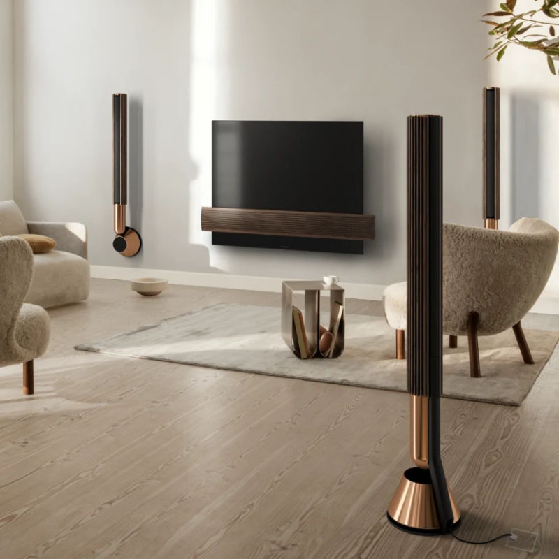 B&O BEOLAB 28 GOLD - LIGHT OAK