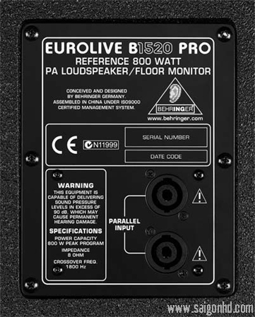 BEHRINGER B1520 PRO