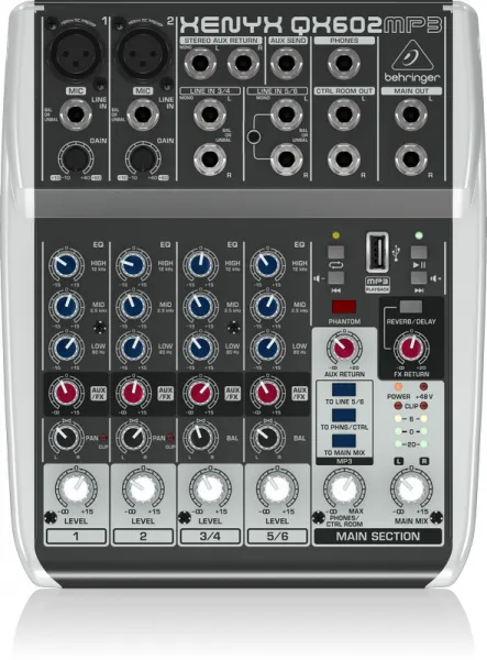 MIXER BEHRINGER QX602MP3