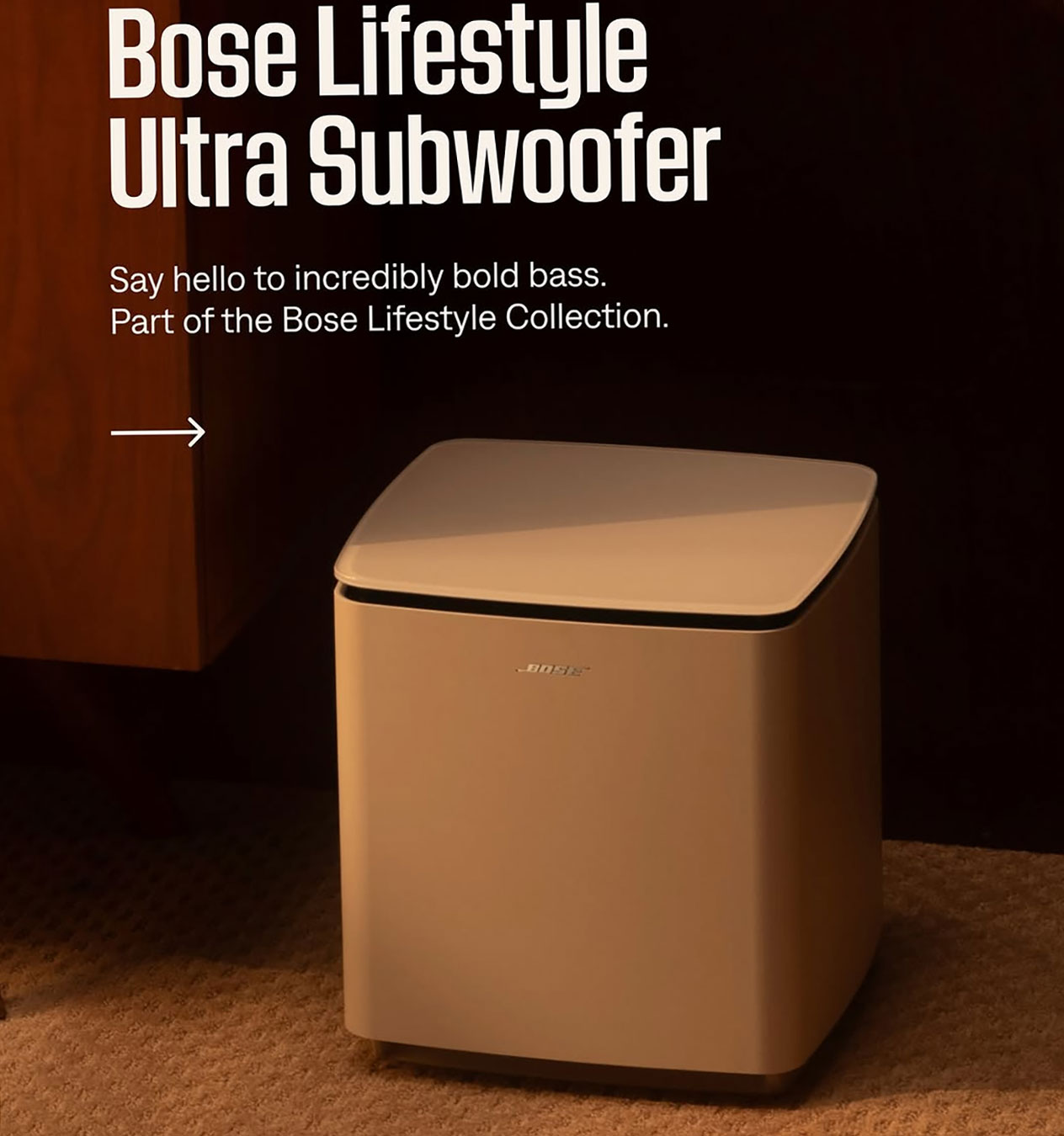 Loa Bose Lifestyle Ultra Subwoofer ch&iacute;nh h&atilde;ng gi&aacute; rẻ nhất