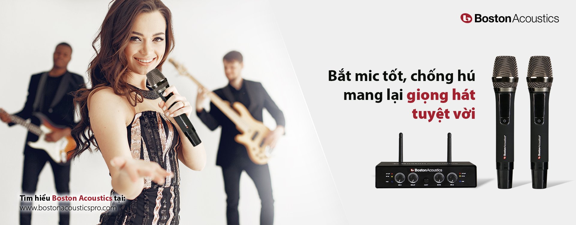 BỘ MICRO KHÔNG DÂY BOSTON ACOUSTICS WMS210