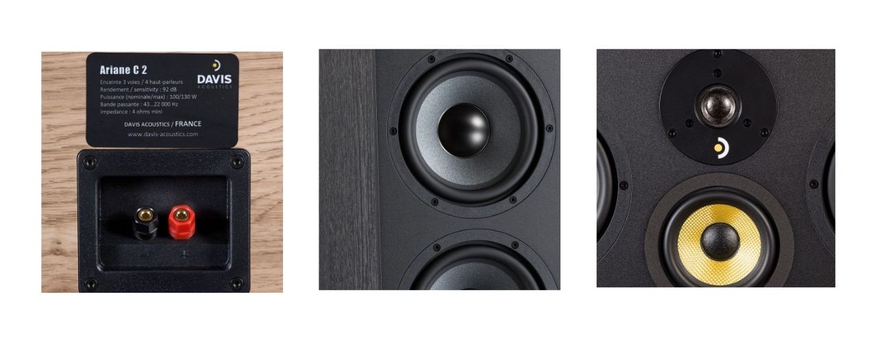 Loa center Davis Acoustics Ariane C2 ch&iacute;nh h&atilde;ng gi&aacute; rẻ
