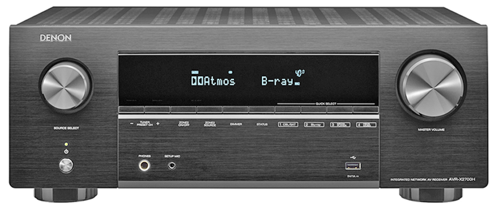 Giải trí tuyệt vời với đầu thu Denon AVR-X2700H chất lượng 8K