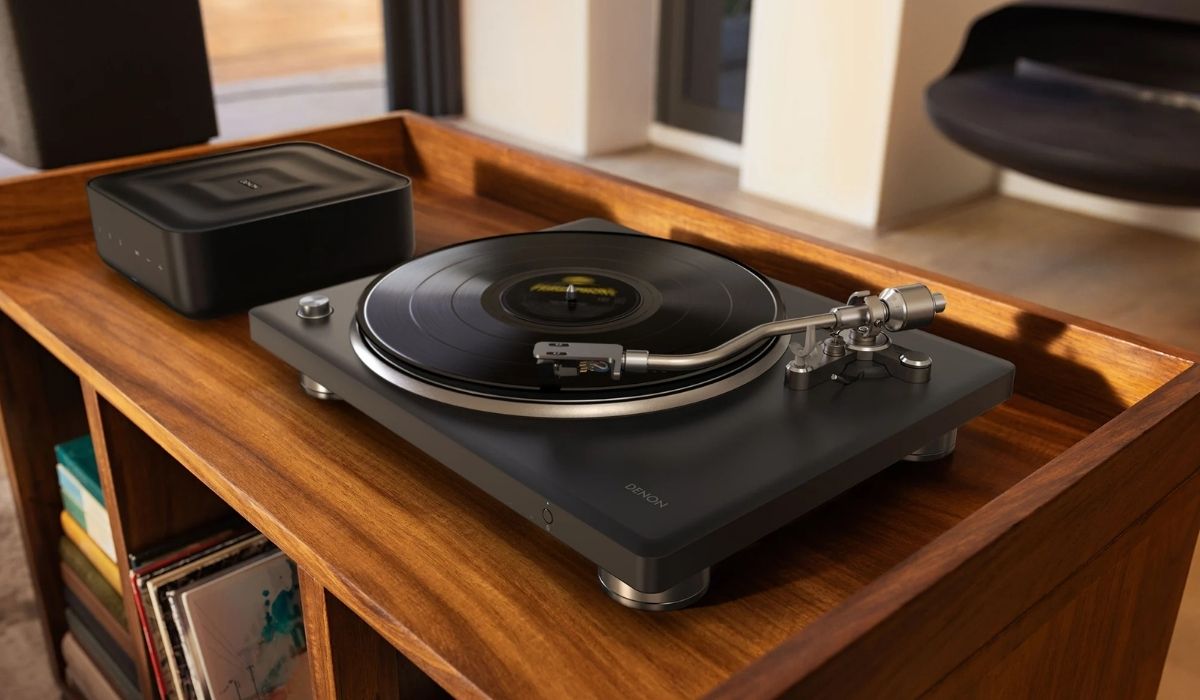 Đầu đĩa than Denon DP-500BT ch&iacute;nh h&atilde;ng gi&aacute; rẻ 