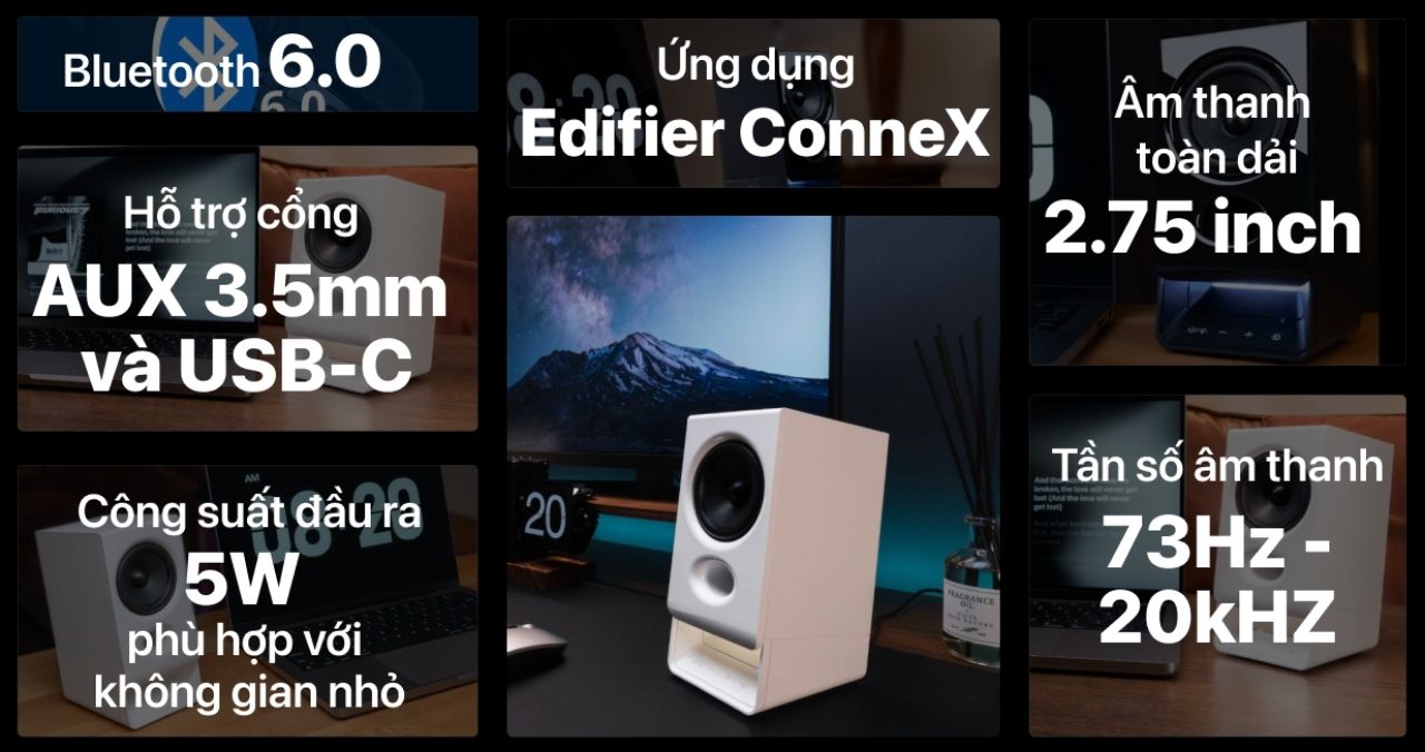 Loa bluetooth Edifier R20BT ch&iacute;nh h&atilde;ng gi&aacute; rẻ