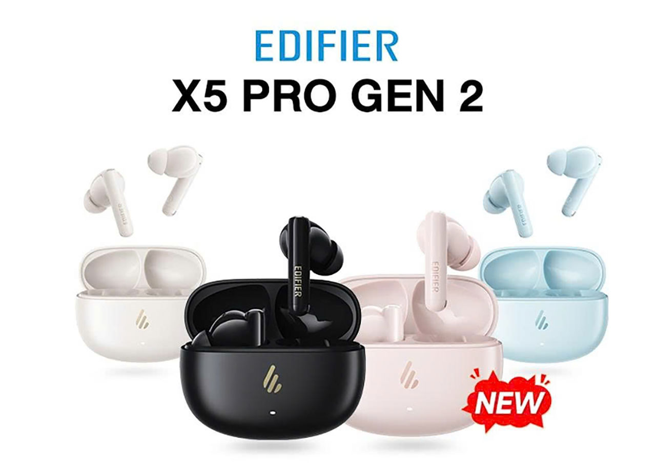 Tai nghe True Wireless chống ồn Edifier X5 Pro Gen 2 ch&iacute;nh h&atilde;ng gi&aacute; rẻ nhất