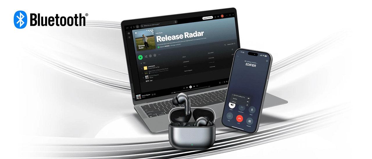 Tai nghe True Wireless chống ồn ho&agrave;n to&agrave;n Edifier EvoBuds Pro gi&aacute; rẻ