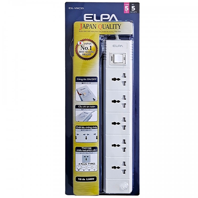 Ổ CẮM ĐIỆN ELPA ESL VNC55