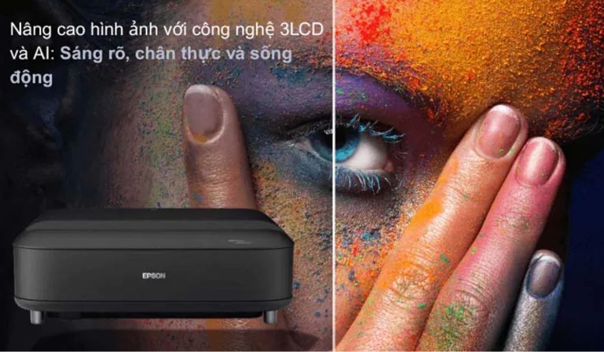 M&aacute;y chiếu si&ecirc;u gần Epson EH LS670B ch&iacute;nh h&atilde;ng gi&aacute; rẻ
