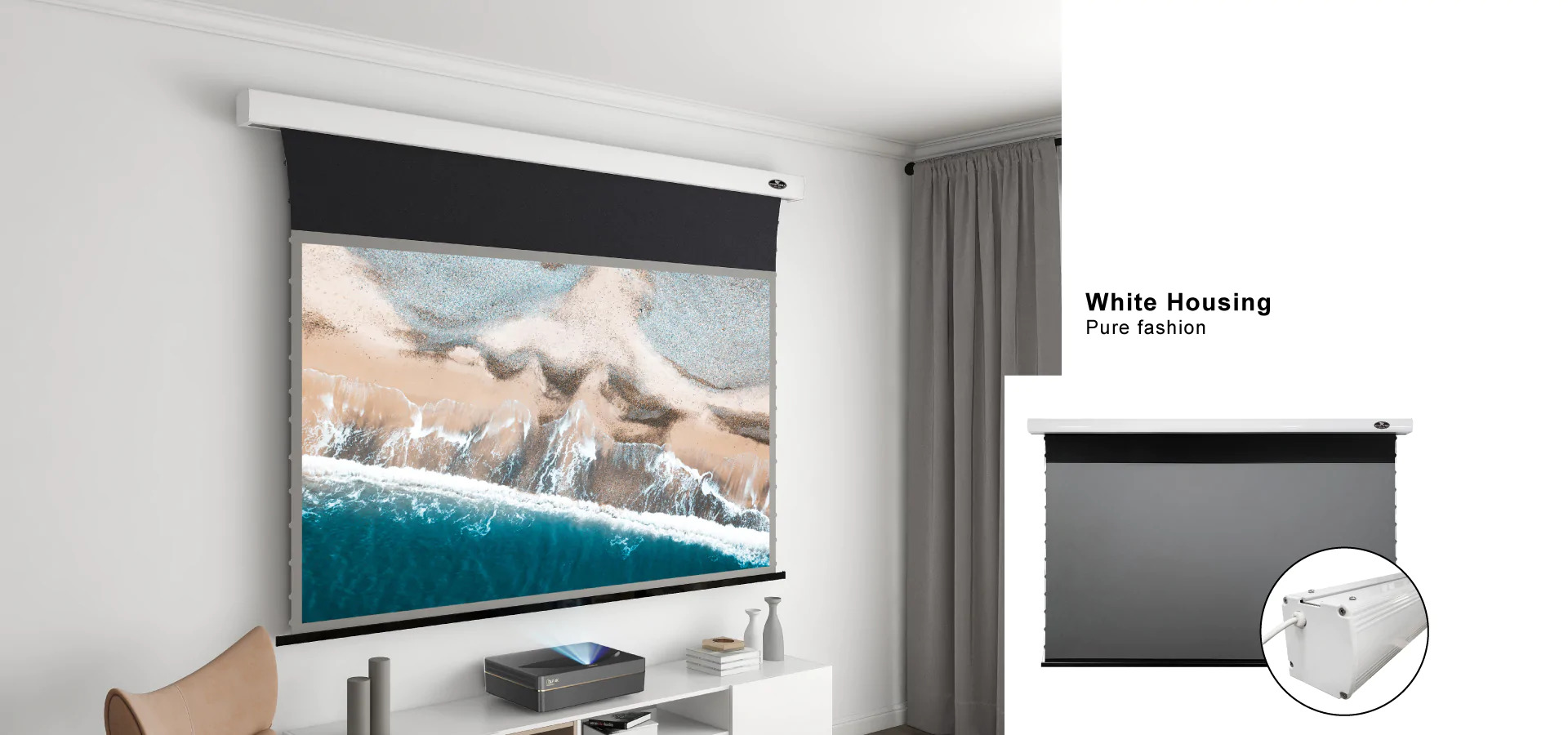 MÀN CHIẾU ĐIỆN EXZEN TAB TENSION 16:9 TAB106W
