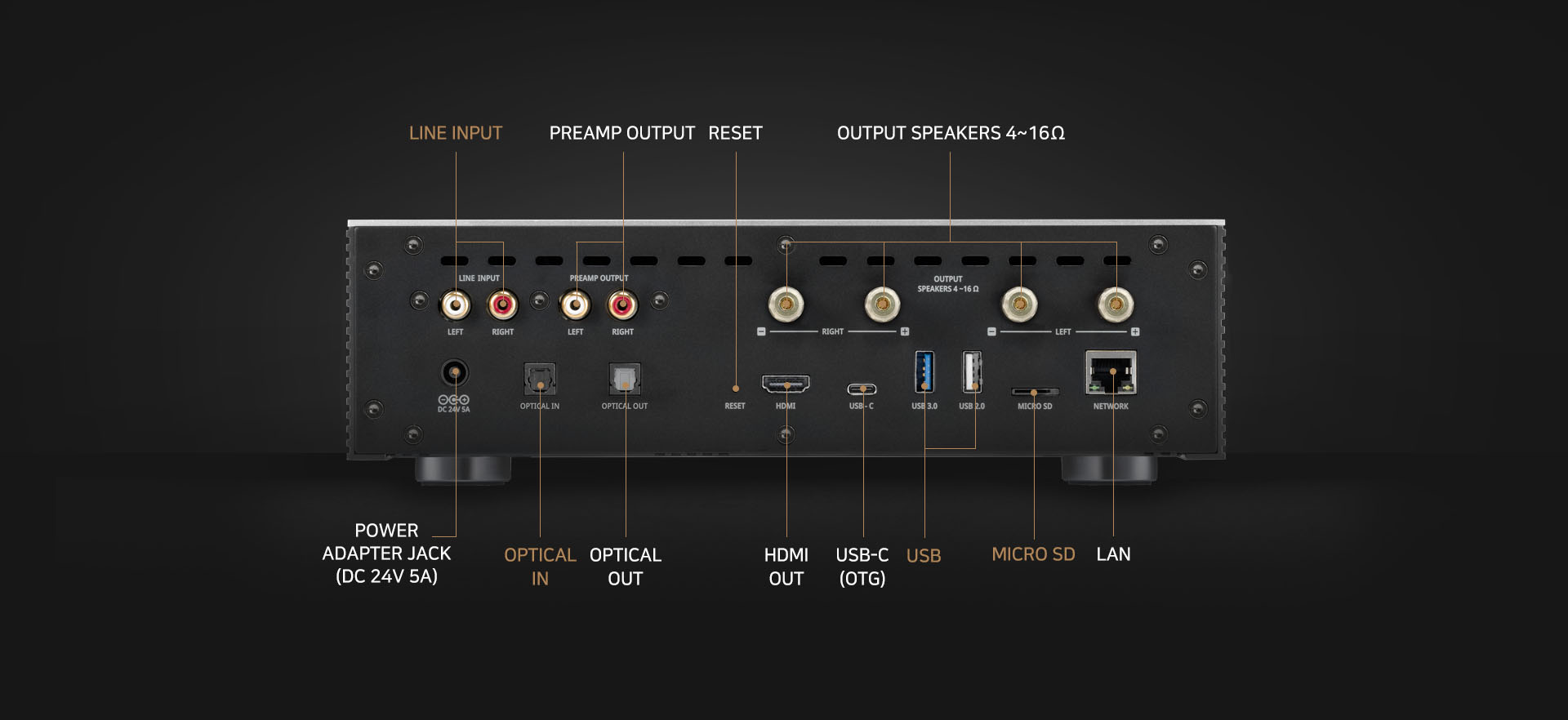 MUSIC SERVER HIFI ROSE RS201E