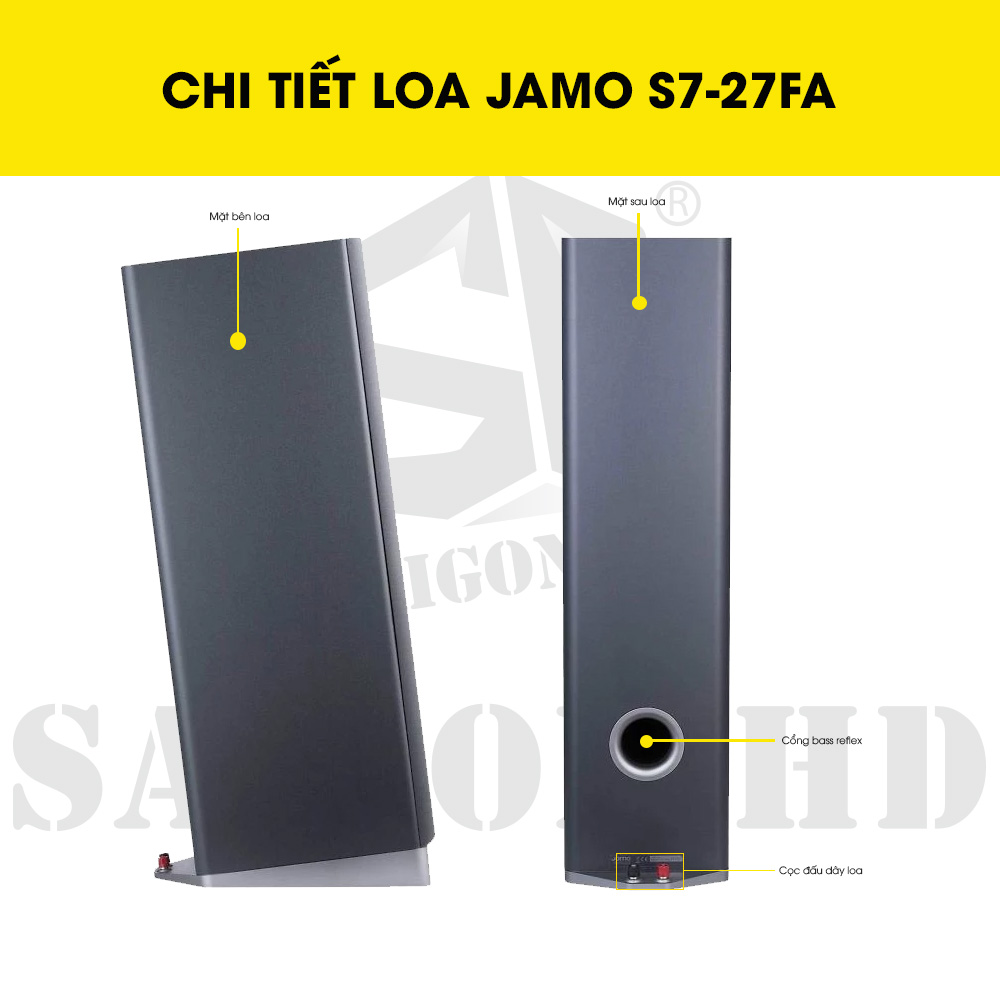 CHI TIẾT THÔNG TIN LOA JAMO S7-27FA