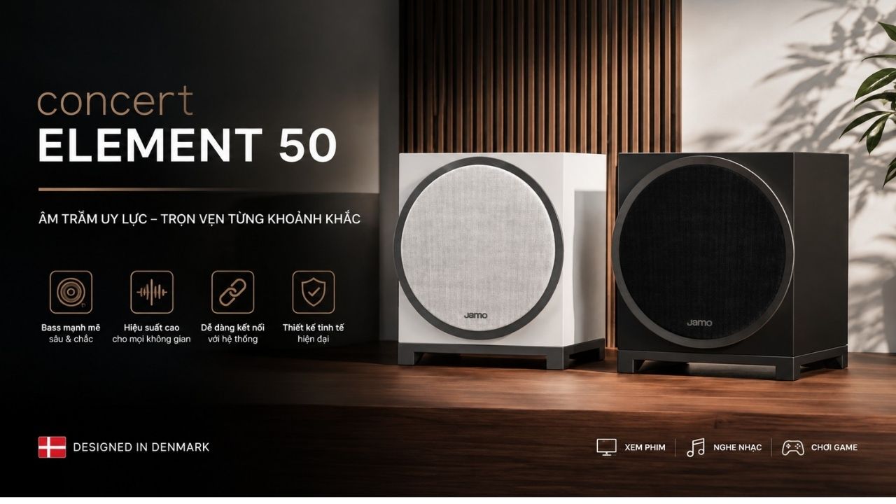 Loa bookshelf Jamo Concert ELement 50 ch&iacute;nh h&atilde;ng gi&aacute; rẻ