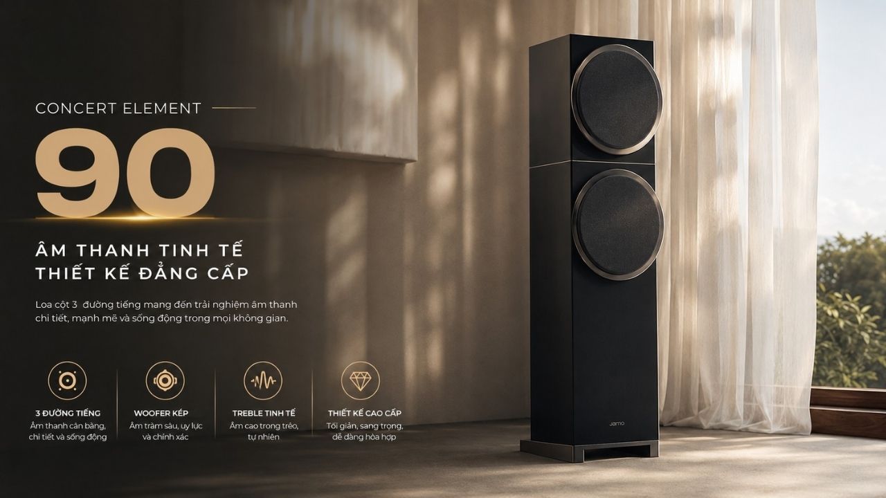 Loa cột Jamo Concert Element 90 ch&iacute;nh h&atilde;ng gi&aacute; rẻ