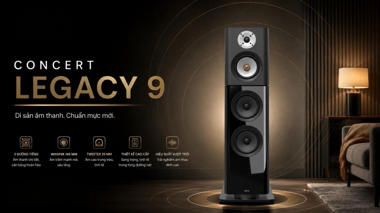 Loa cột Jamo Concert Legacy 9 ch&iacute;nh h&atilde;ng gi&aacute; rẻ