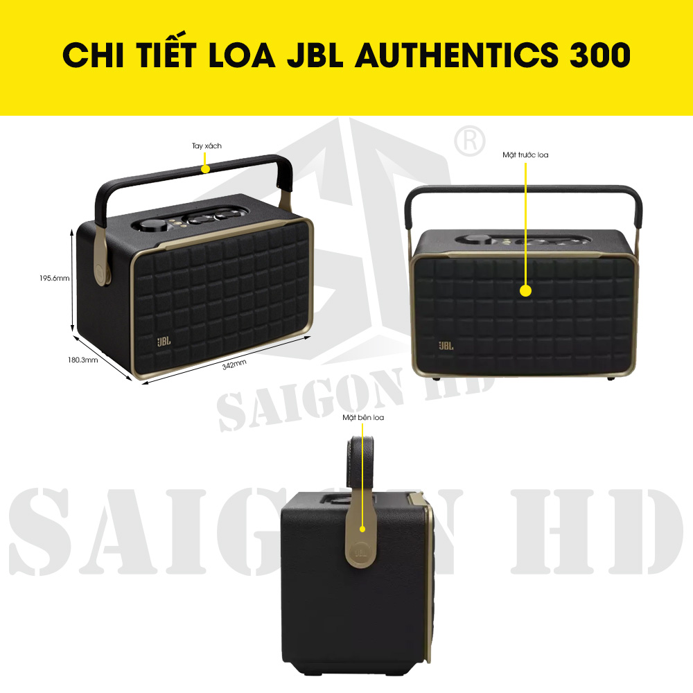 CHI TIẾT THÔNG TIN LOA JBL AUTHENTICS 300