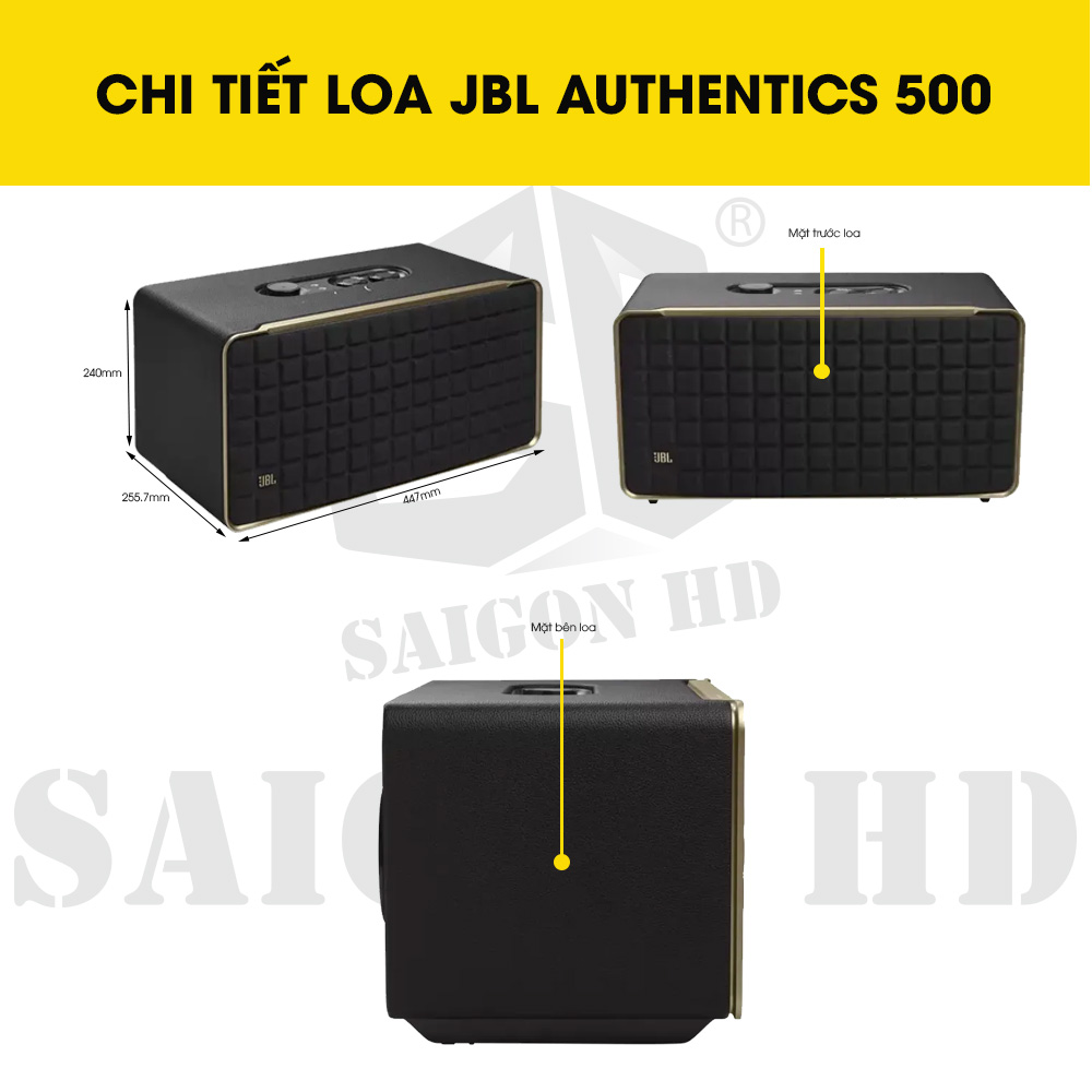 CHI TIẾT THÔNG TIN LOA JBL AUTHENTICS 500