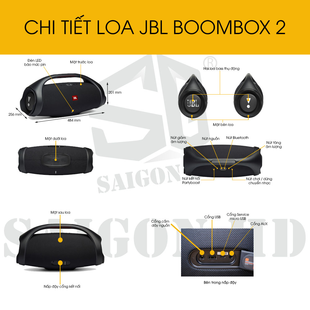 LOA JBL BOOMBOX X2