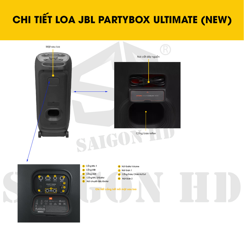 CHI TIẾT LOA JBL PARTYBOX ULTIMATE (NEW)