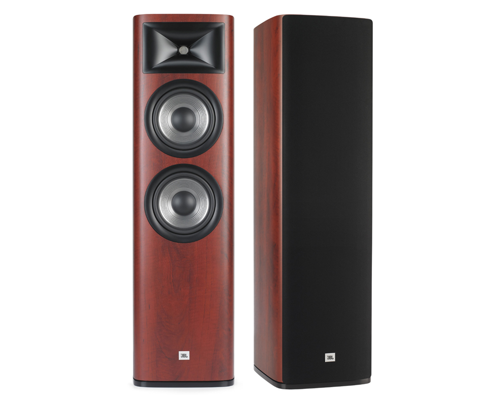 Loa JBL Studio 690 trang bị tấm ê căng để bảo vệ củ loa khỏi bụi bẩn và côn trùng