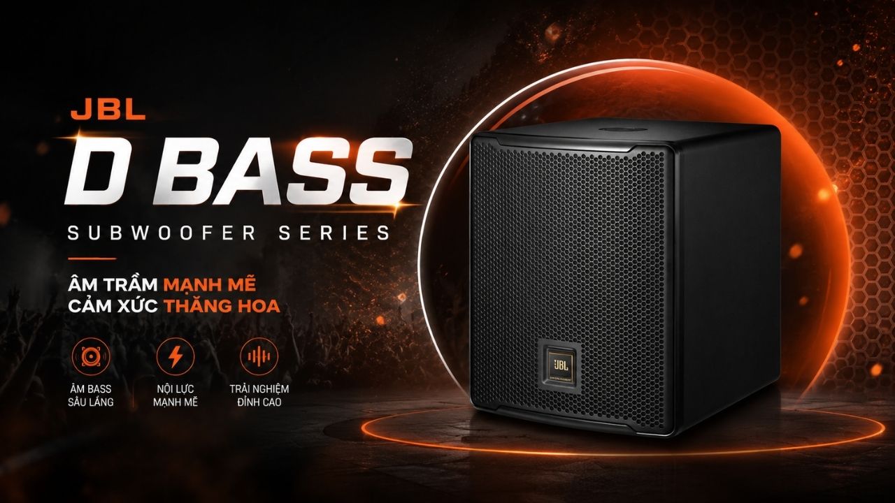 Loa subwoofer JBL D Bass ch&iacute;nh h&atilde;ng gi&aacute; rẻ